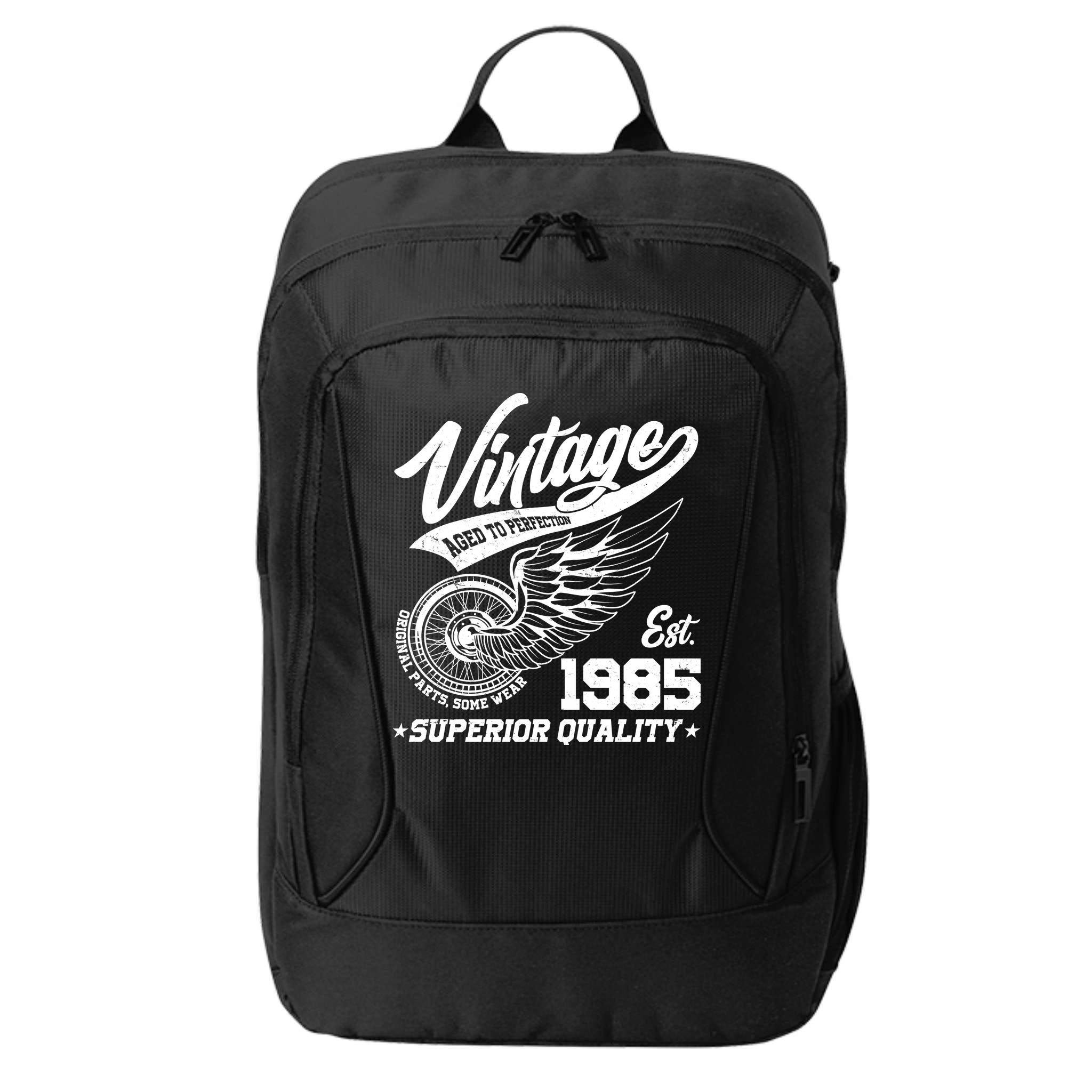 Winged Wheel Vintage 1985 Aged To Perfection Superior Quality 40th Birthday City Backpack