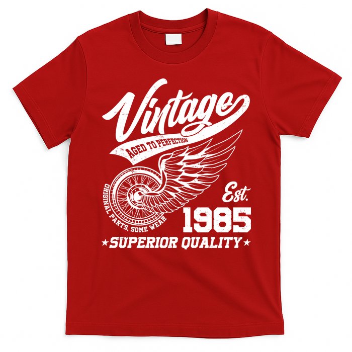Winged Wheel Vintage 1985 Aged To Perfection Superior Quality 40th Birthday T-Shirt