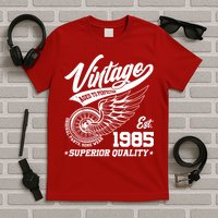 Winged Wheel Vintage 1985 Aged To Perfection Superior Quality 40th Birthday T-Shirt