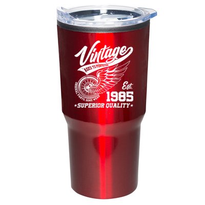 Winged Wheel Vintage 1985 Aged To Perfection Superior Quality 40th Birthday Tumbler