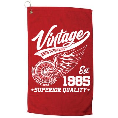Winged Wheel Vintage 1985 Aged To Perfection Superior Quality 40th Birthday Golf Towel