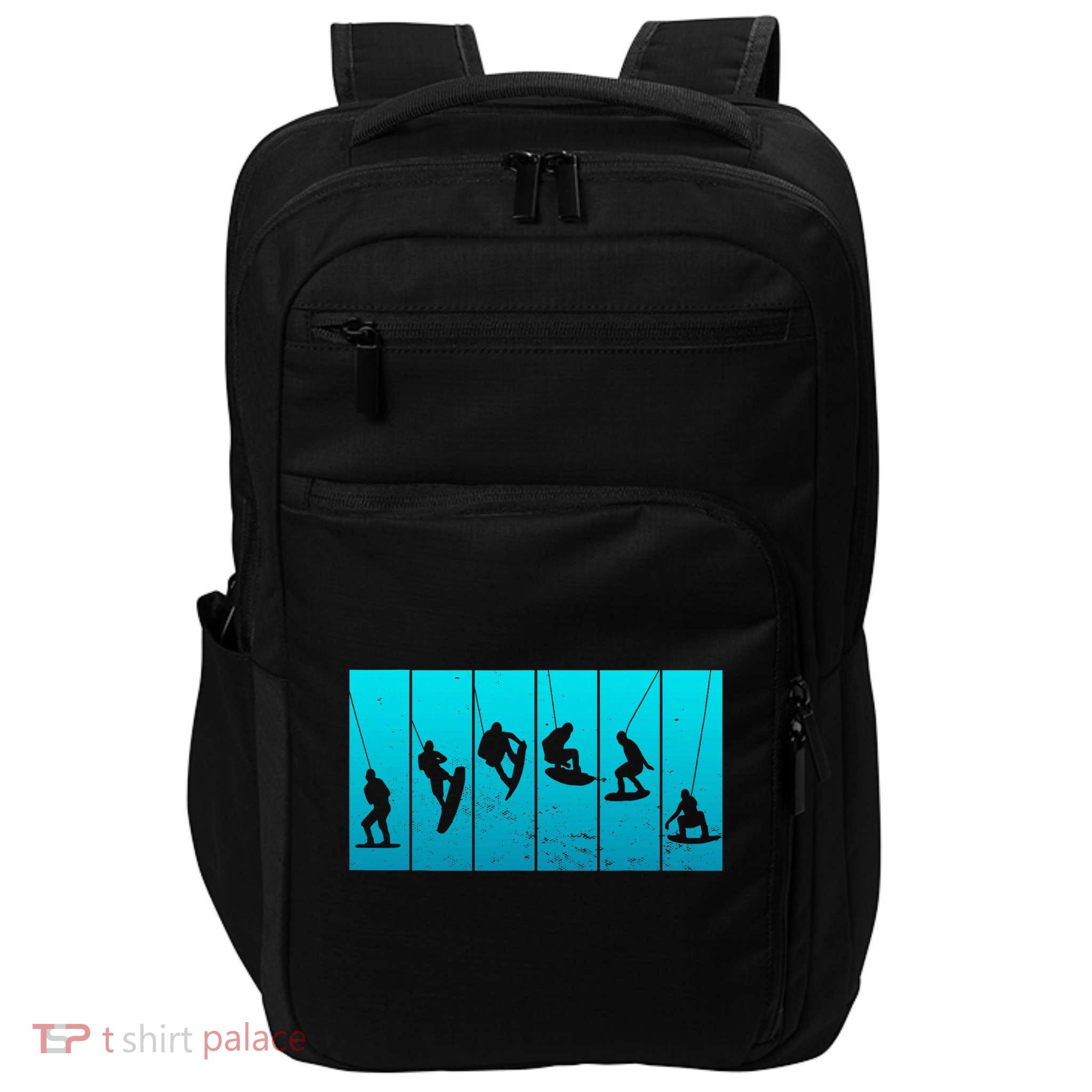 Wakeboarding Wakeboarder Vintage Wakeboard Impact Tech Backpack