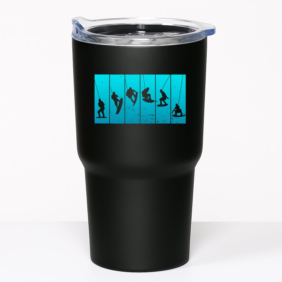 Wakeboarding Wakeboarder Vintage Wakeboard Tumbler