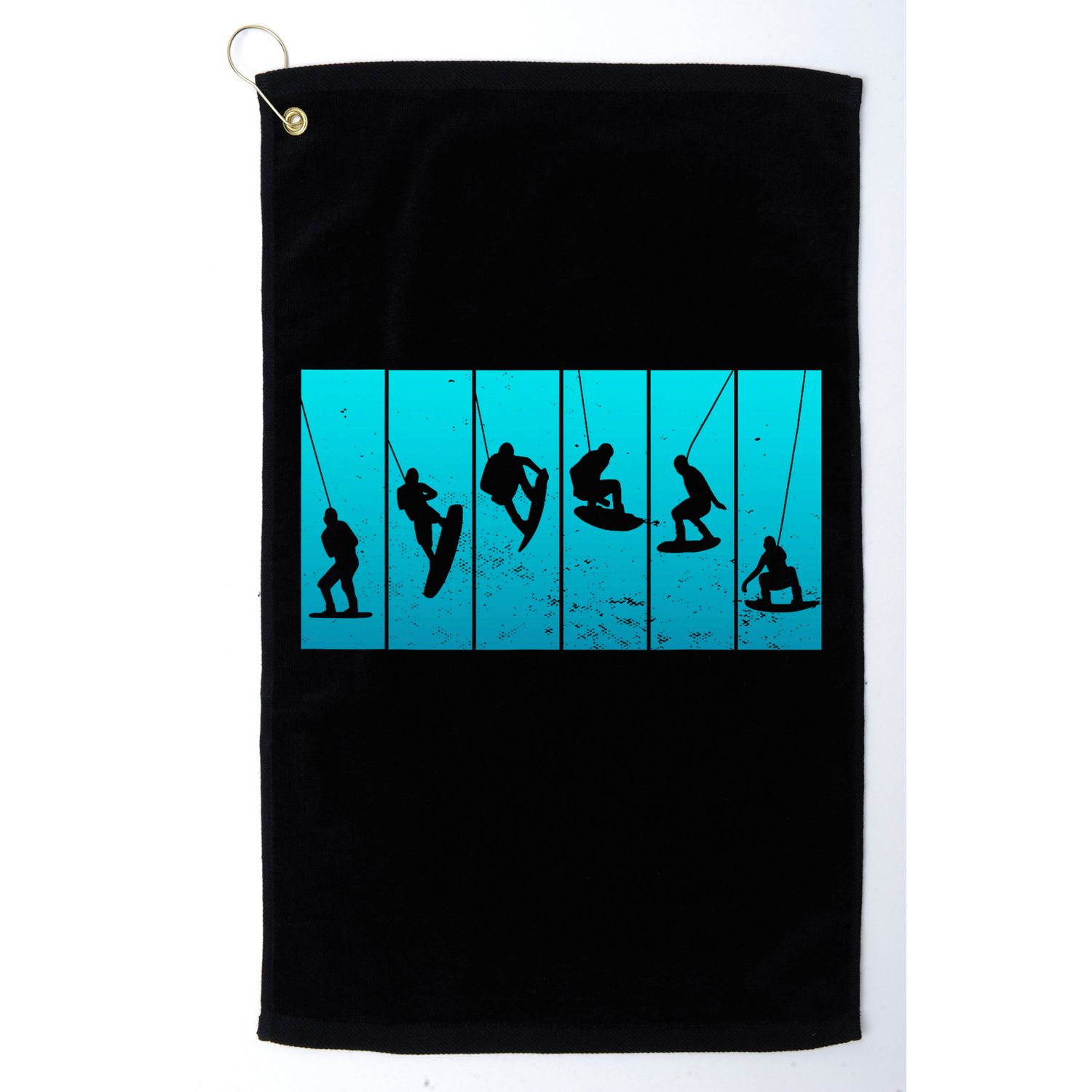 Wakeboarding Wakeboarder Vintage Wakeboard Golf Towel