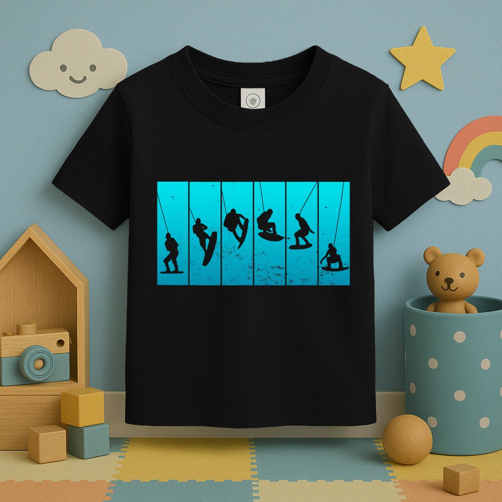 Wakeboarding Wakeboarder Vintage Wakeboard Toddler T-Shirt