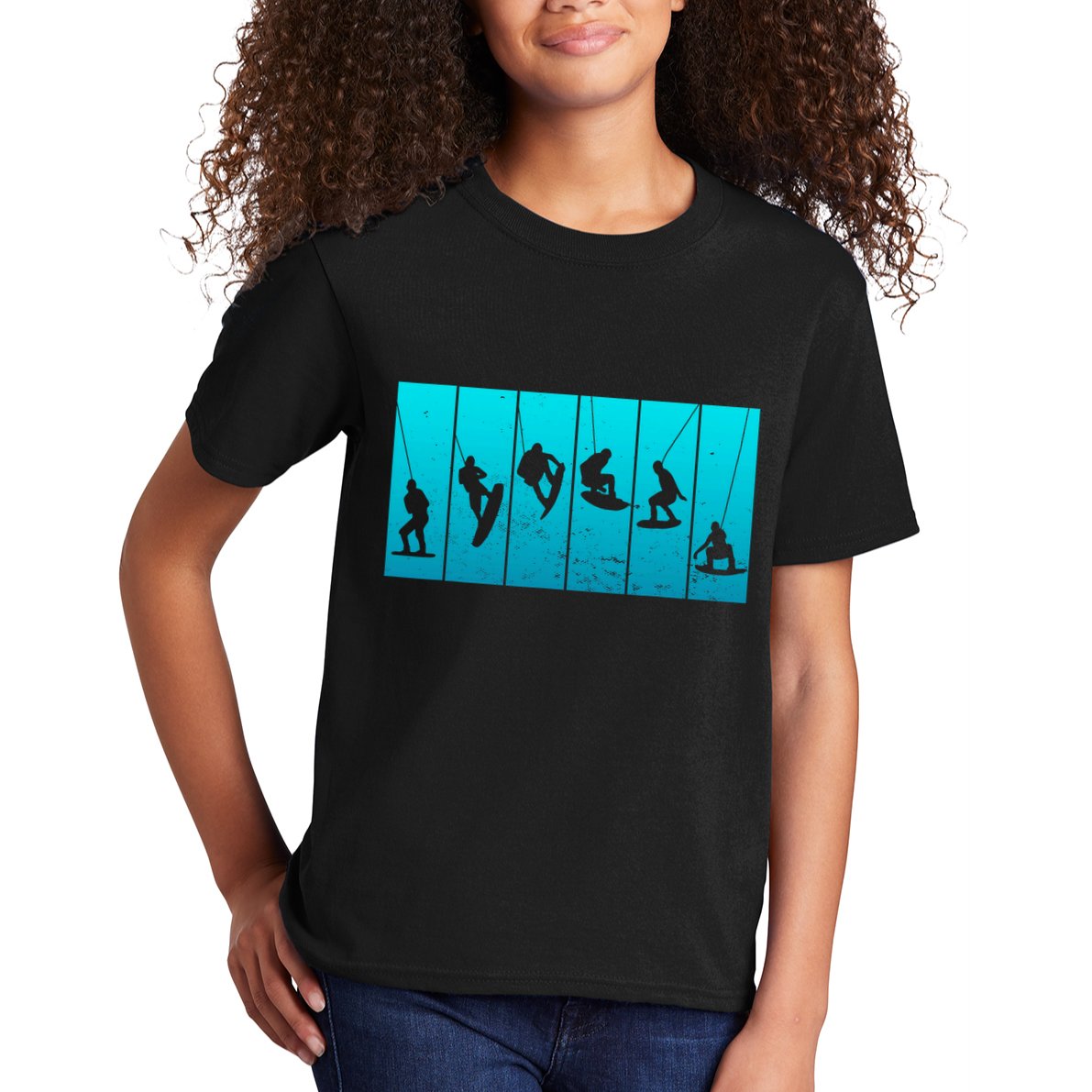 Wakeboarding Wakeboarder Vintage Wakeboard Kids T-Shirt
