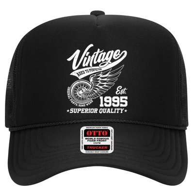 Winged Wheel Vintage 1995 Aged To Perfection Superior Quality 30th Birthday Trucker Hat