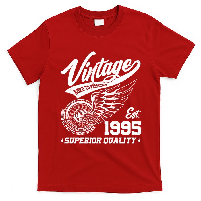 Winged Wheel Vintage 1995 Aged To Perfection Superior Quality 30th Birthday T-Shirt