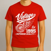 Winged Wheel Vintage 1995 Aged To Perfection Superior Quality 30th Birthday T-Shirt