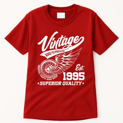 Winged Wheel Vintage 1995 Aged To Perfection Superior Quality 30th Birthday Tall T-Shirt