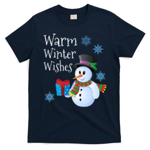 Warm Winter Wishes Christmas T-Shirt