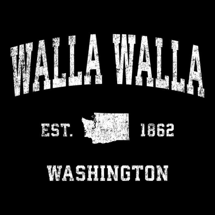 Walla Walla Washington Wa Vintage Sports Kids T-Shirt