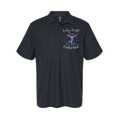 Why Walk When You Can Cartwheel Gymnast Gymnastic Tumbling Softstyle Adult Sport Polo