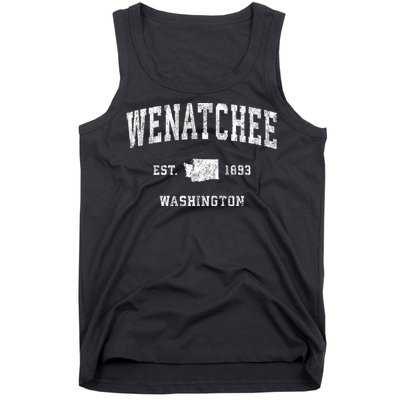 Wenatchee Washington Wa Vintage Sports Tank Top