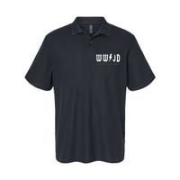 Wwjd What Would Jesus Do He Would Love First Softstyle Adult Sport Polo