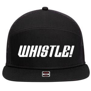 Whistle Whistle 7 Panel Mesh Trucker Snapback Hat