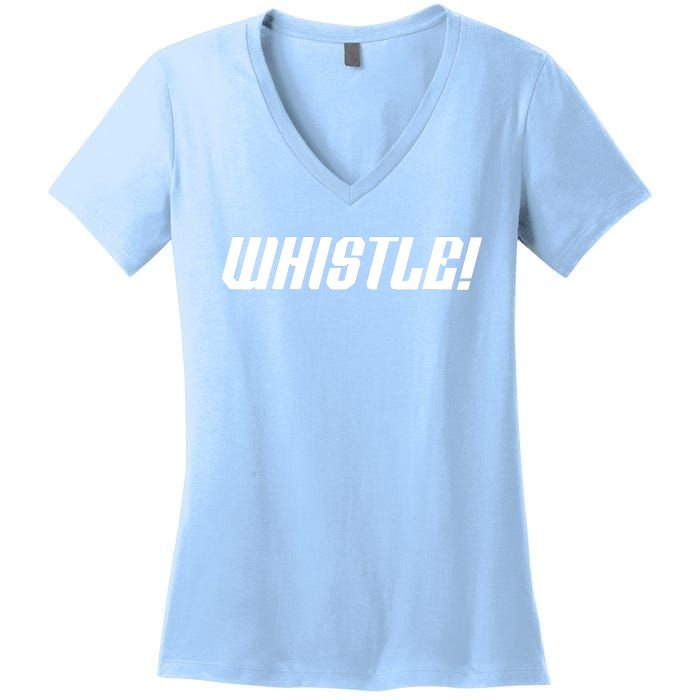 Whistle Whistle Women's V-Neck T-Shirt