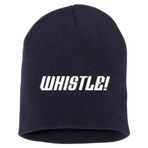 Whistle Whistle Short Acrylic Beanie