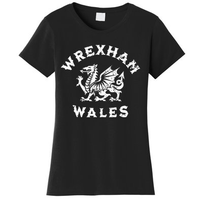 Wrexham Wales Welsh Dragon Flag Women's T-Shirt