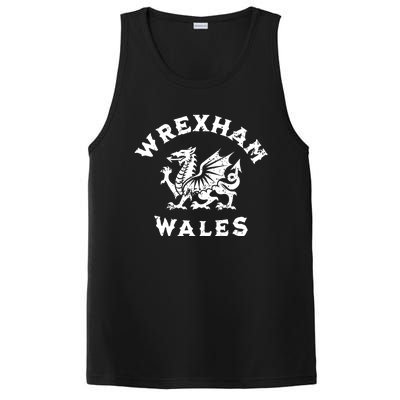 Wrexham Wales Welsh Dragon Flag Vintage PosiCharge Competitor Tank