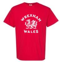 Wrexham Wales Welsh Dragon Flag Vintage Garment-Dyed Heavyweight T-Shirt