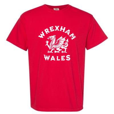 Wrexham Wales Welsh Dragon Flag Vintage Garment-Dyed Heavyweight T-Shirt