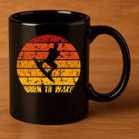 Wakeboard Wakeboarder Wakeboarding Freestyle Wake Board Gift 11oz C Handle Ceramic Mug