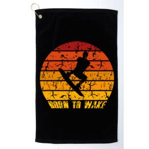 Wakeboard Wakeboarder Wakeboarding Freestyle Wake Board Gift Platinum Collection Golf Towel