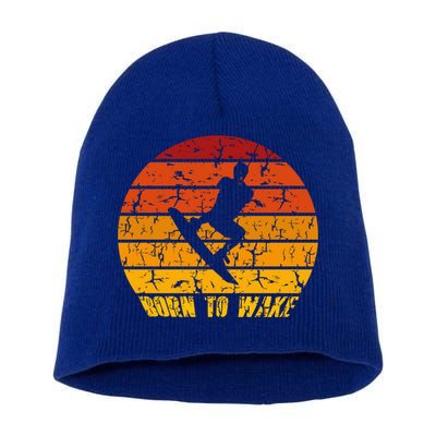 Wakeboard Wakeboarder Wakeboarding Freestyle Wake Board Gift Short Acrylic Beanie