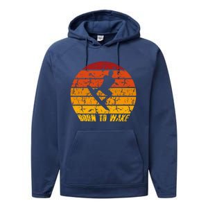 Wakeboard Wakeboarder Wakeboarding Freestyle Wake Board Gift Performance Fleece Hoodie