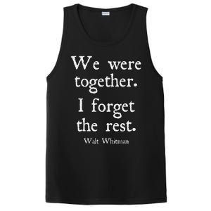 Walt Whitman We Were Together Romantic Love Couple PosiCharge Competitor Tank