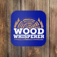 Wood Whisperer Woodworking Carpenter Wookdworker Joiner Gift Coaster