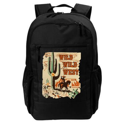 Wild Wild West Western Life Southwest Desert Vibes Cactus Daily Commute Backpack