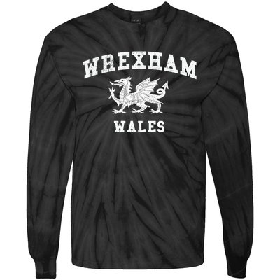 Wrexham Wales Tie-Dye Long Sleeve Shirt