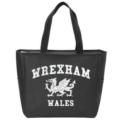 Wrexham Wales Zip Tote Bag