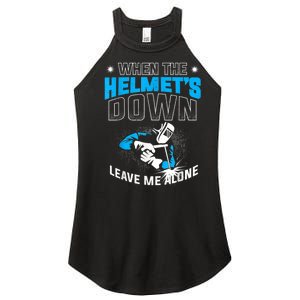 Welding Welders Women's Perfect Tri Rocker Tank