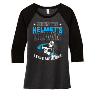 Welding Welders Women's Tri-Blend 3/4-Sleeve Raglan Shirt