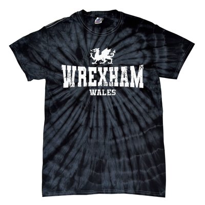 Wrexham Wales Welsh Dragon Flag Cymru Tie-Dye T-Shirt