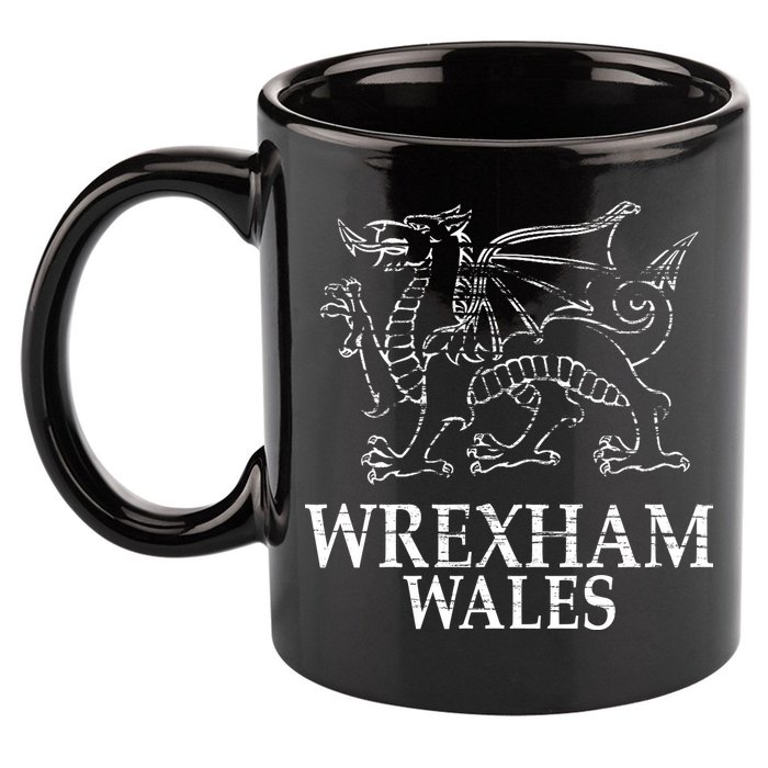 Wrexham Wales 11oz C Handle Ceramic Mug