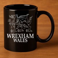 Wrexham Wales 11oz C Handle Ceramic Mug