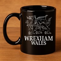 Wrexham Wales 11oz C Handle Ceramic Mug
