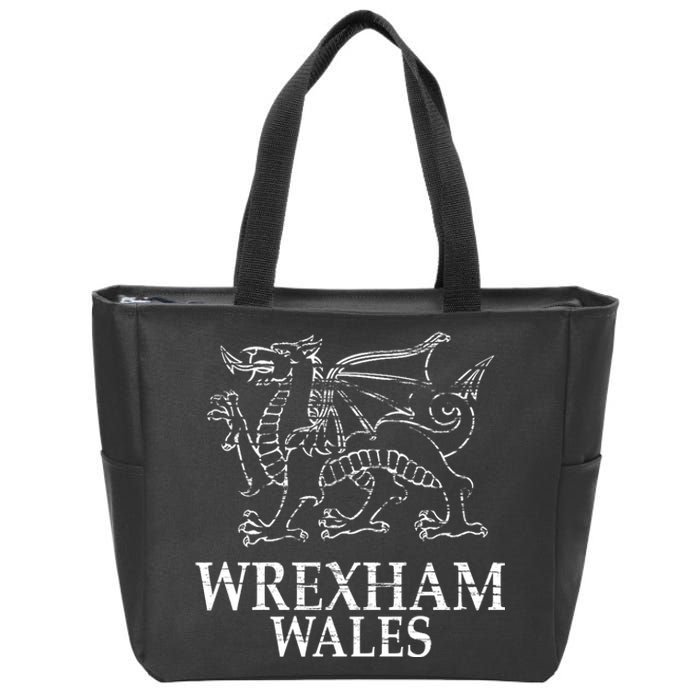 Wrexham Wales Zip Tote Bag