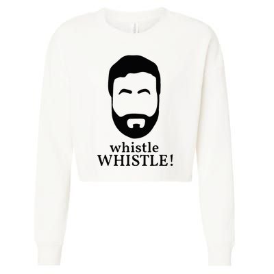Whistle Whistle Cropped Pullover Crew