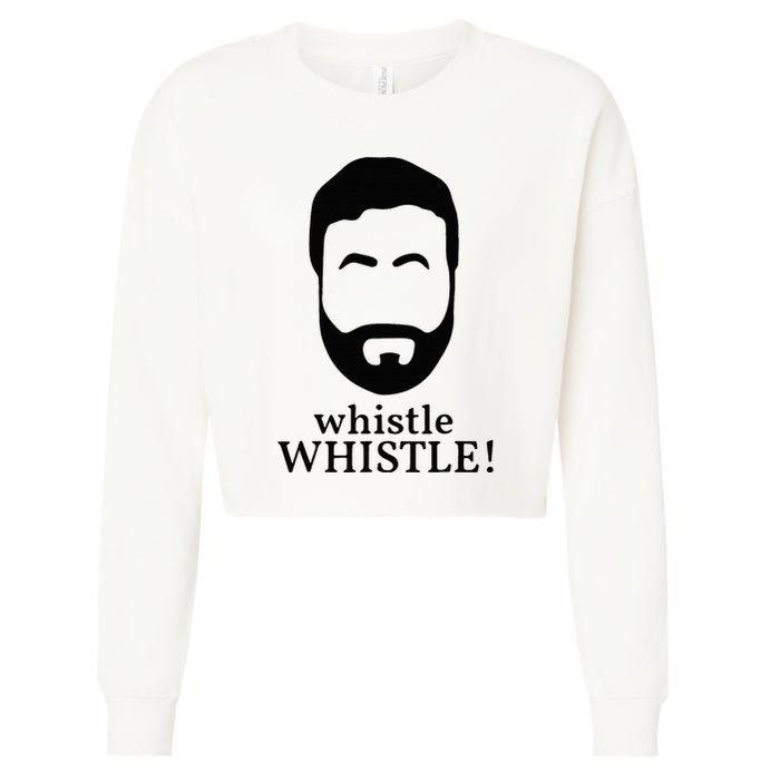 Whistle Whistle Cropped Pullover Crew