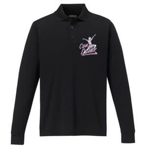 Why Walk When You Can Dance Performance Long Sleeve Polo