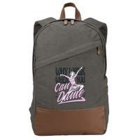 Why Walk When You Can Dance Cotton Canvas Backpack