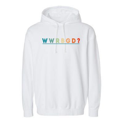 Wwrbgd Garment-Dyed Fleece Hoodie