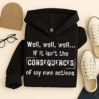 Well, Well, Well If It Isn't The Consequences Of My Own Actions Hoodie