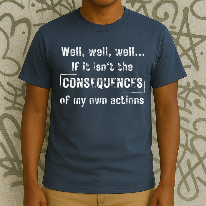 Well, Well, Well If It Isn't The Consequences Of My Own Actions T-Shirt