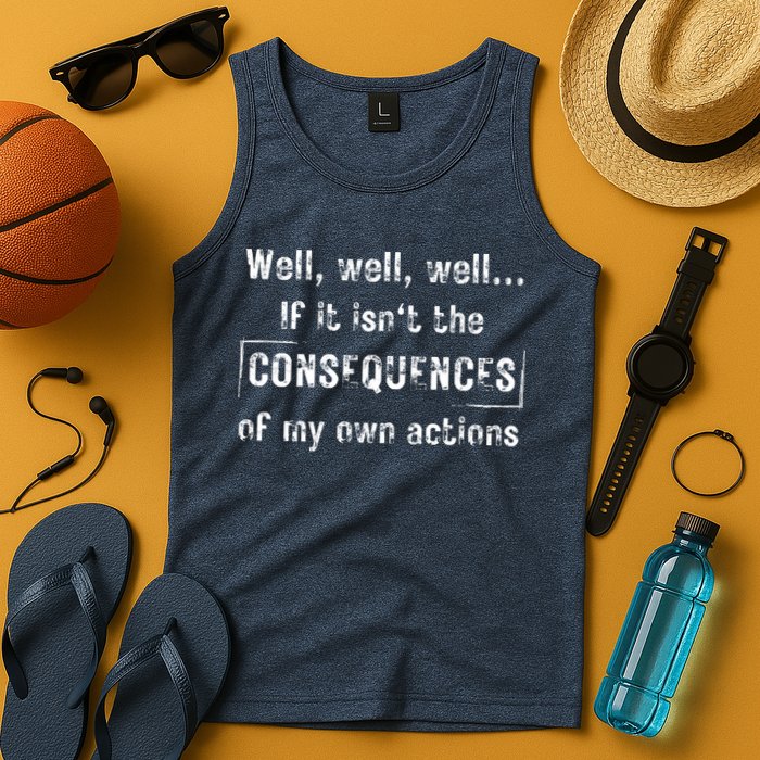 Well, Well, Well If It Isn't The Consequences Of My Own Actions Tank Top
